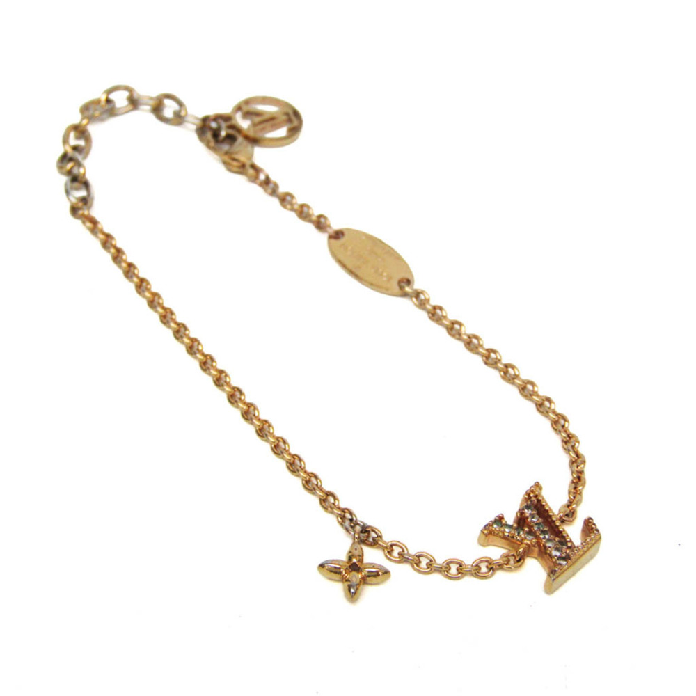 LOUIS VUITTON Gold Charm Bracelet